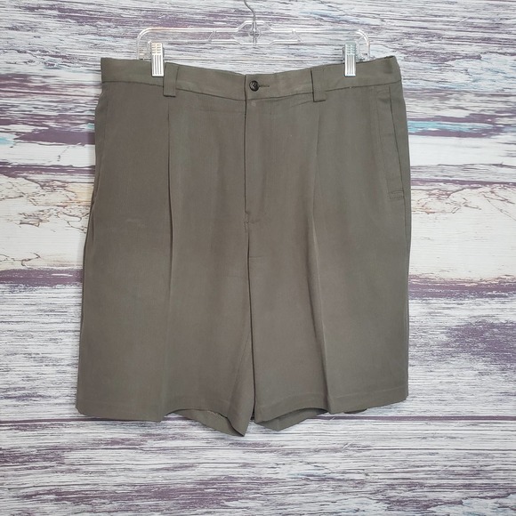 Tommy Bahama Other - Tommy Bahama Relax Silk Pleated Shorts Size 34